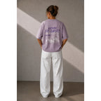 T-shirt The Morning After Watching Sunset Lila