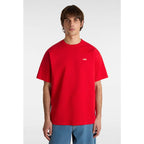 T shirt VANS Left Chest II Loose Racing Red Shirt Vans Ii