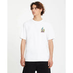 T-shirt Volcom CATV BSC White - Catv Bsc - Insidshop.com