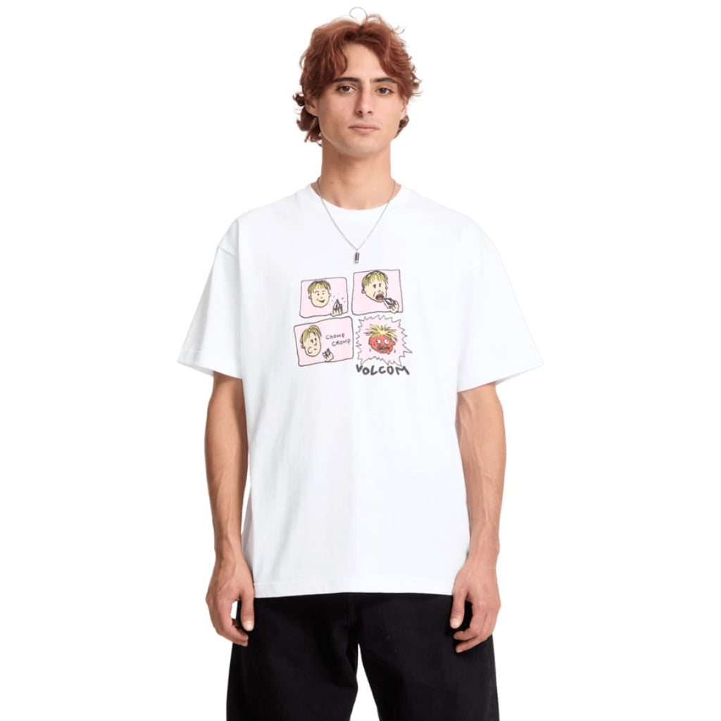 T shirt Volcom Chomp White Shirt Insidshop.com