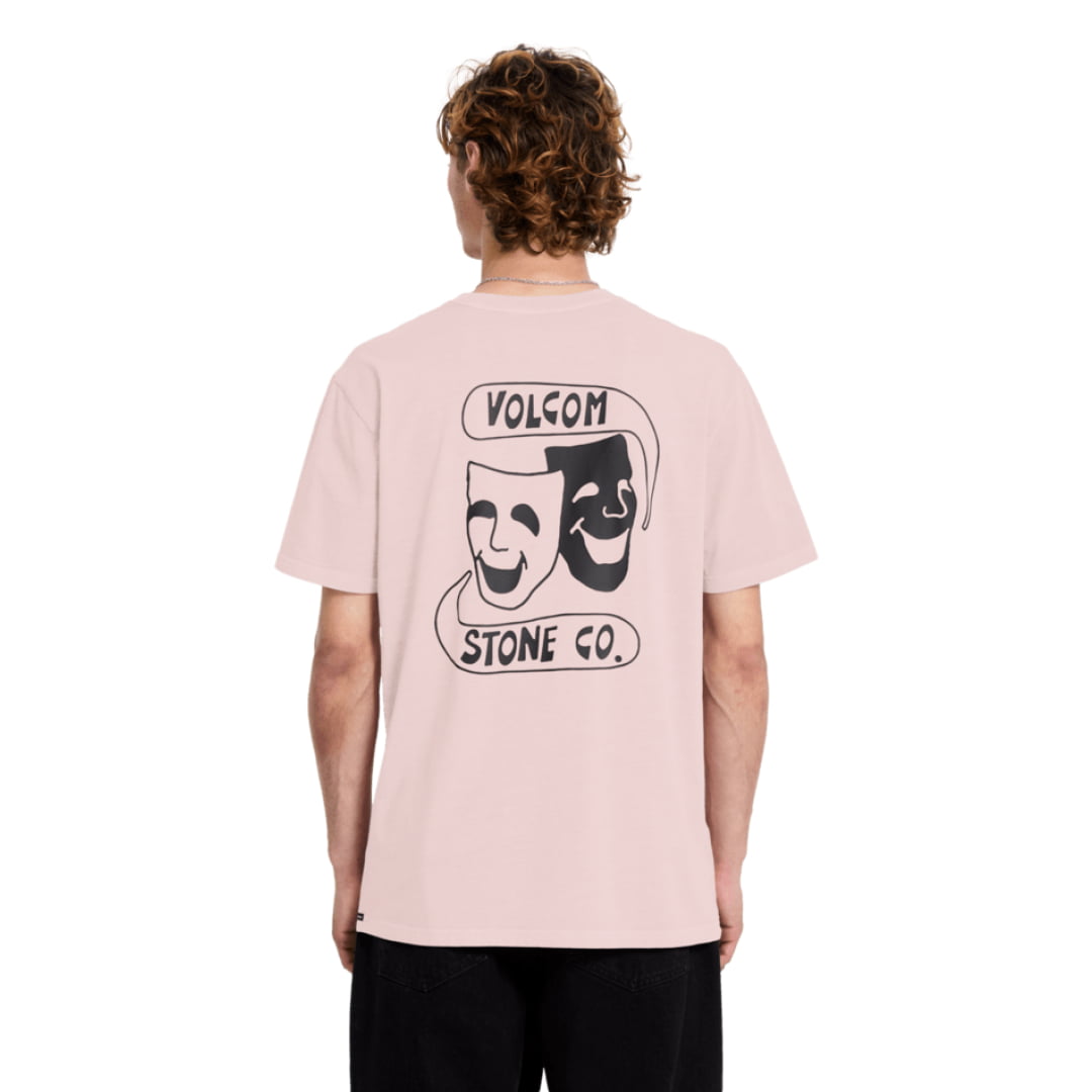 T-shirt Volcom Comedie PW SST Bark Brown - Pw Sst