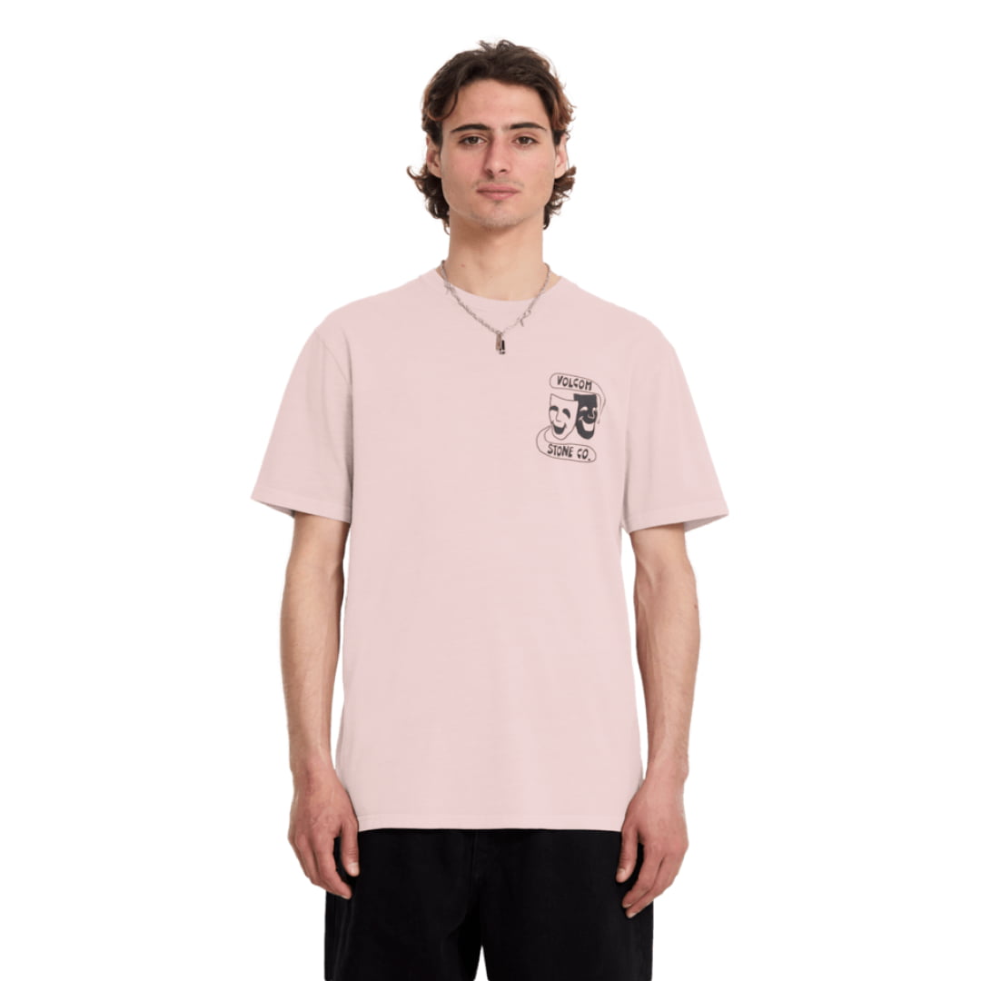 T-shirt Volcom Comedie PW SST Bark Brown - Pw Sst