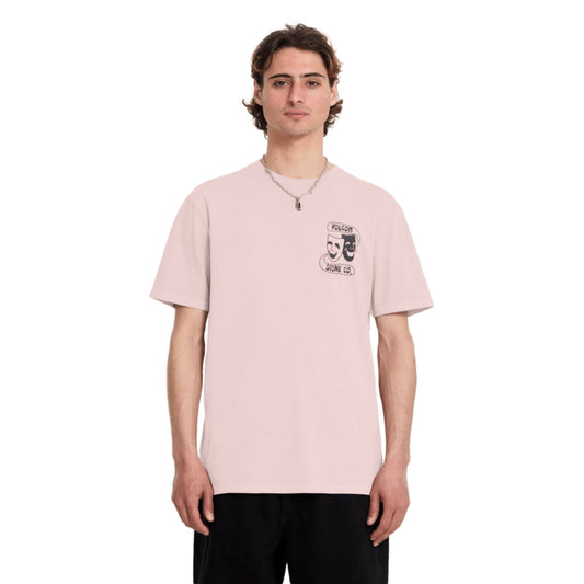 T-shirt Volcom Comedie PW SST Bark Brown - Pw Sst