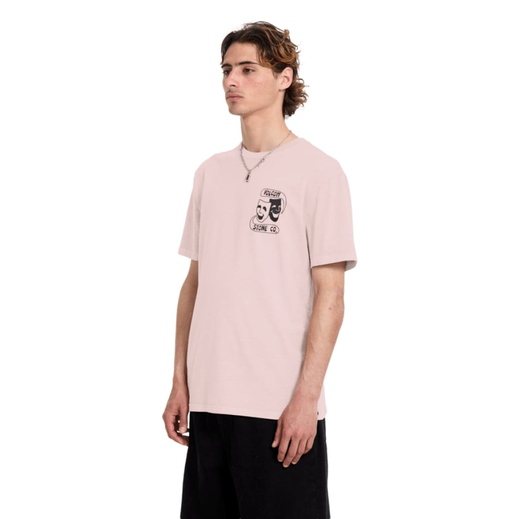 T-shirt Volcom Comedie PW SST Bark Brown - Pw Sst