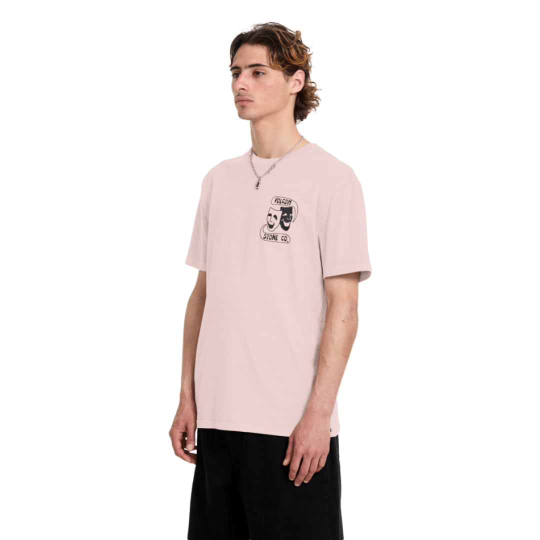T-shirt Volcom Comedie PW SST Bark Brown - Pw Sst