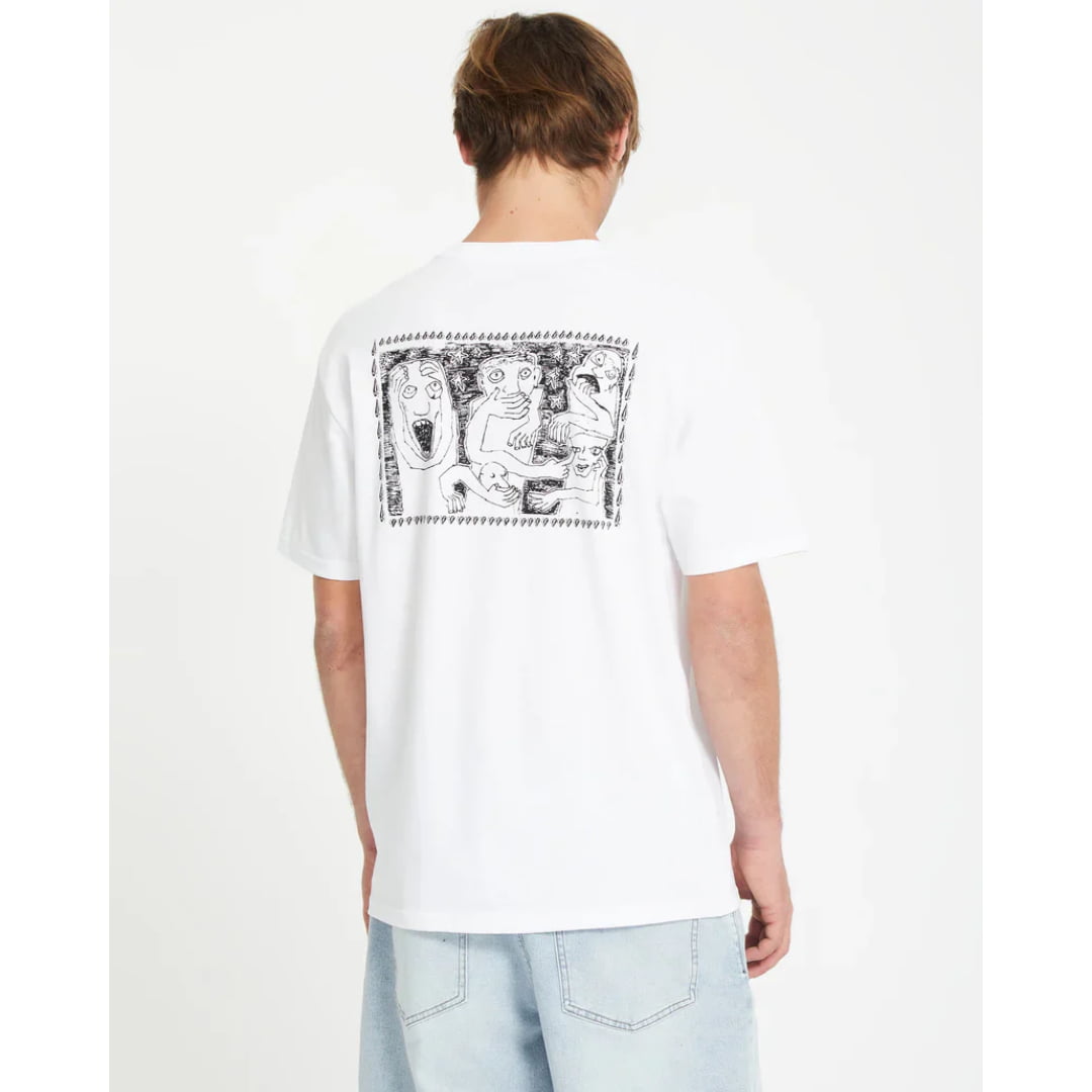 T-shirt Volcom Crazybal BSC White - Bsc - Insidshop.com
