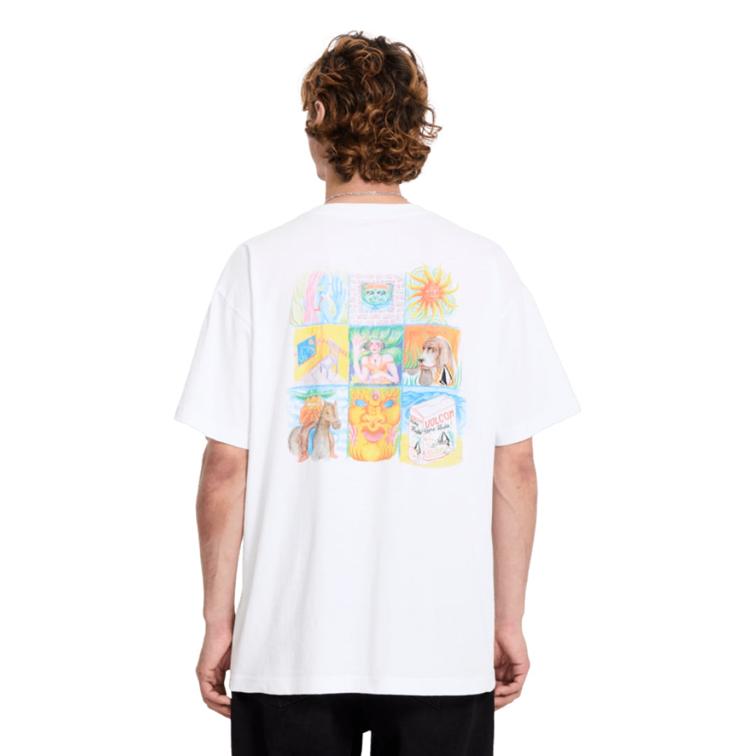 T-shirt Volcom Double Fantasy LSE White - Lse