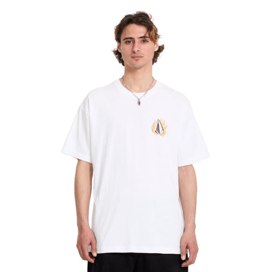 T-shirt Volcom Double Fantasy LSE White - Lse