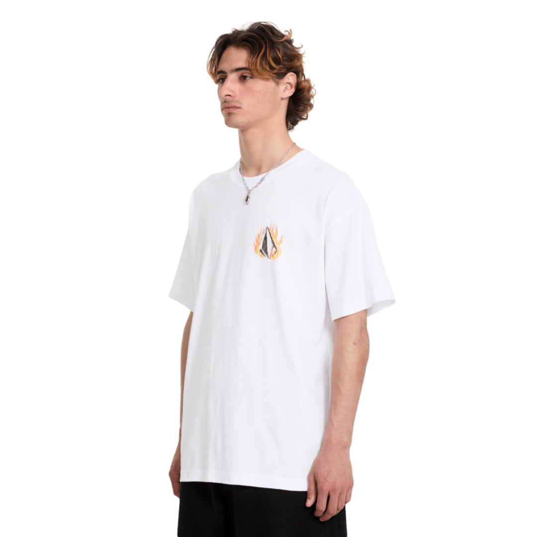 T-shirt Volcom Double Fantasy LSE White - Lse