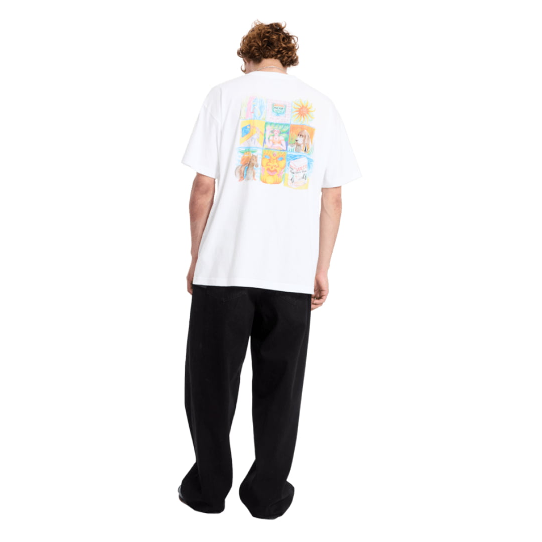 T-shirt Volcom Double Fantasy LSE White - Lse