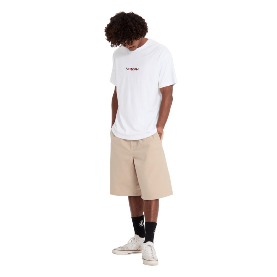 T-shirt Volcom FA Seth Conboy LSE White - Fa Lse
