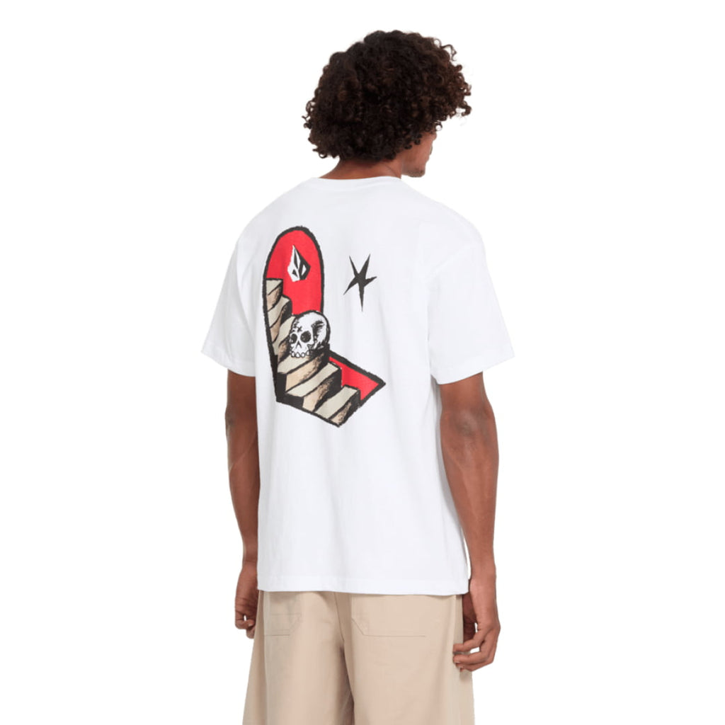 T-shirt Volcom FA Seth Conboy LSE White - Fa Lse