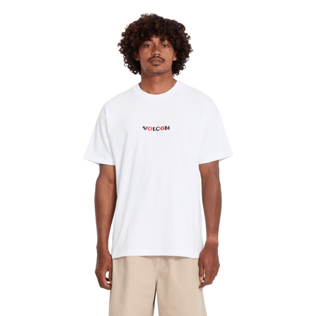 T-shirt Volcom FA Seth Conboy LSE White - Fa Lse