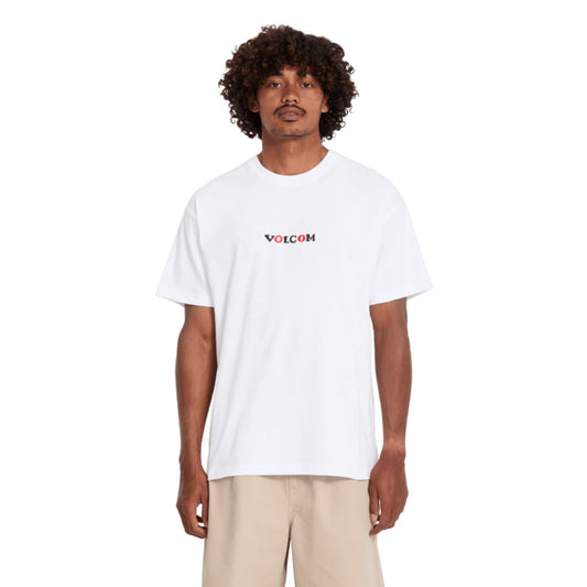 T-shirt Volcom FA Seth Conboy LSE White - Fa Lse