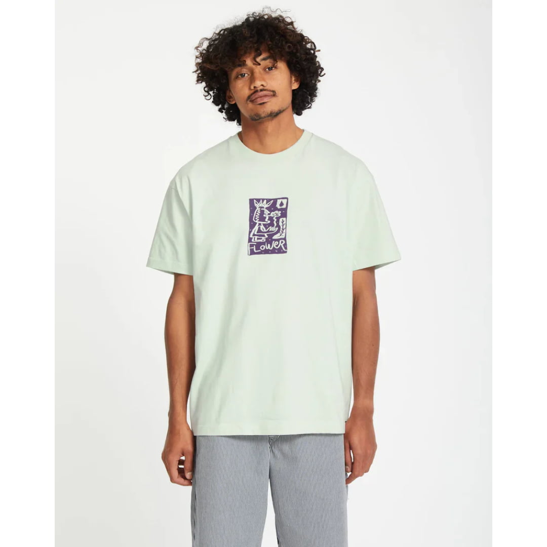 T-shirt Volcom Flowatch Cloud Blue - Insidshop.com
