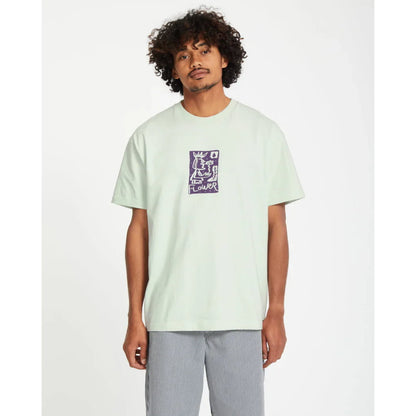 T-shirt Volcom Flowatch Cloud Blue - Insidshop.com