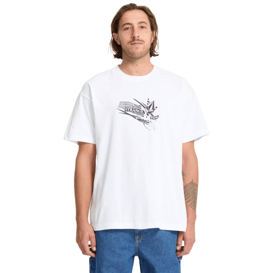 T shirt Volcom Kut N Rip LSE White Shirt n Lse Insidshop.com