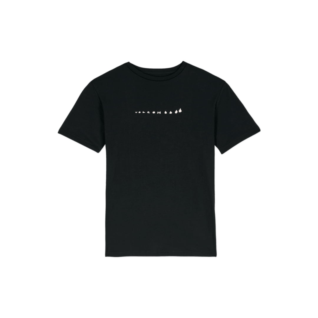 T shirt Volcom Longosnake Black Shirt Insidshop.com