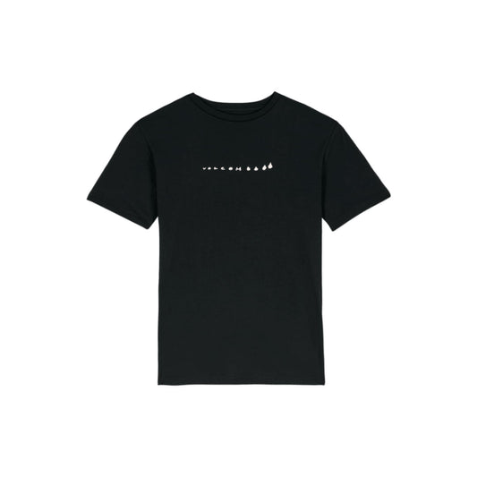T shirt Volcom Longosnake Black Shirt Insidshop.com