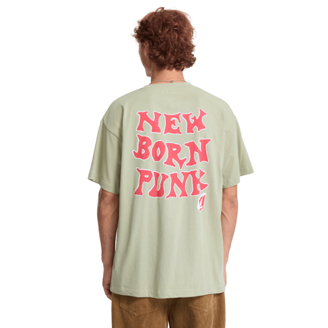 T shirt Volcom New Born LSE Green Tea Shirt Lse