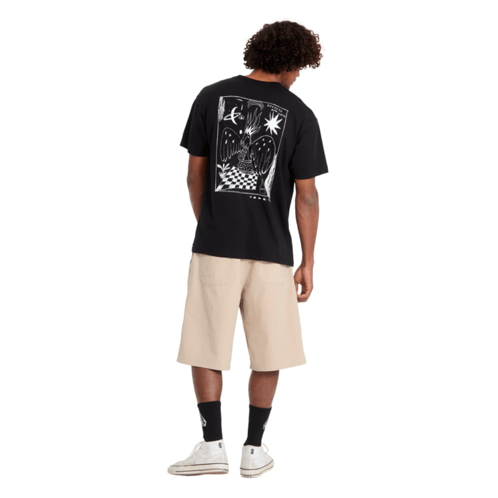 T-shirt Volcom Nowhere SST Black - Sst - Insidshop.com