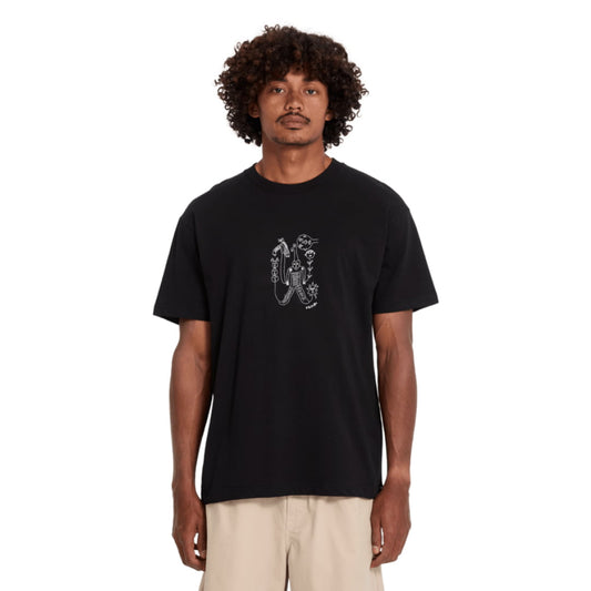 T-shirt Volcom Nowhere SST Black - Sst - Insidshop.com