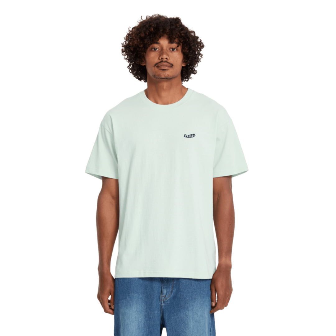 T-shirt Volcom Pistol Stone LSE Pale Aqua - Lse