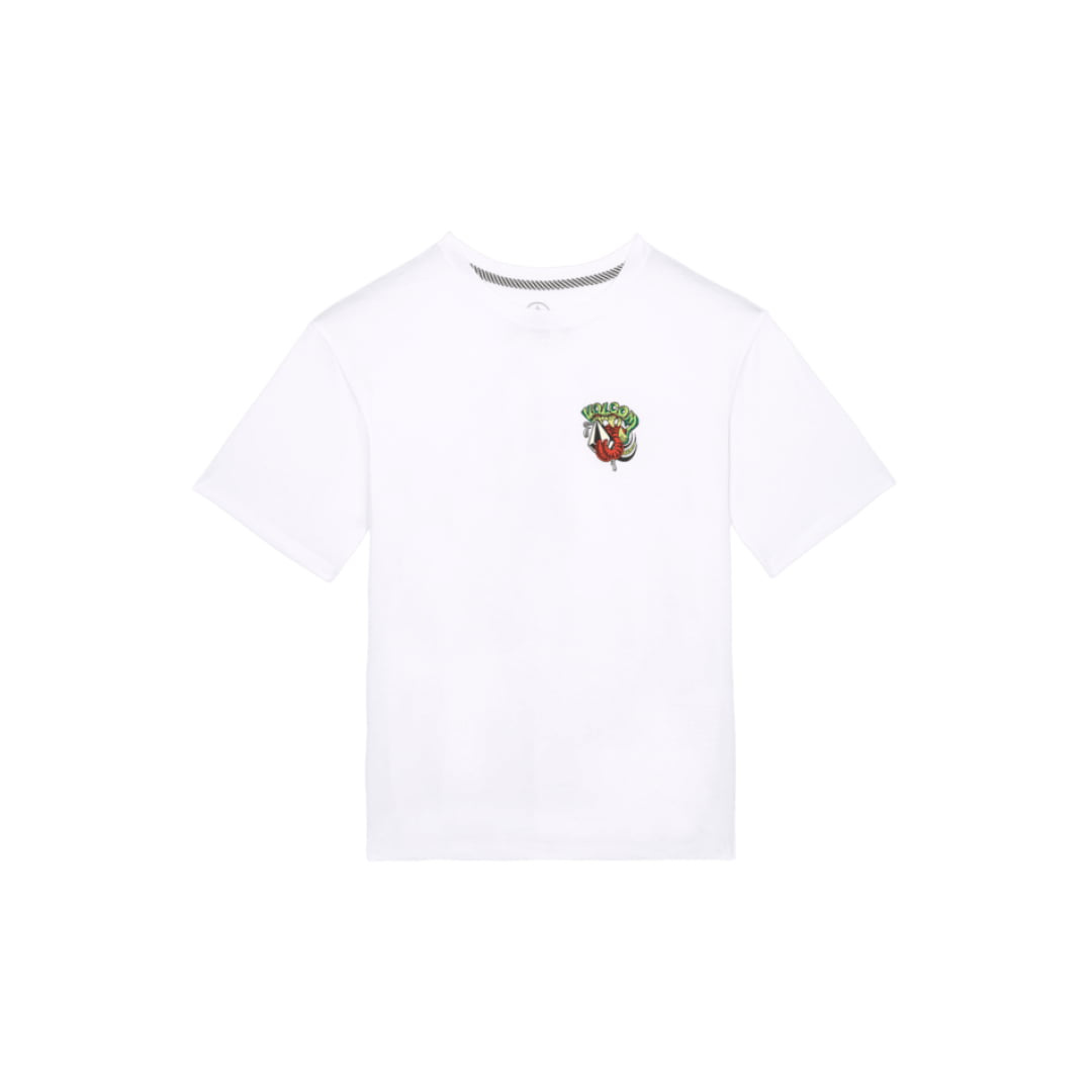 T-shirt Volcom Snaky SST White - Insidshop.com
