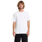 T-shirt Volcom Stone Blank BSC White - Bsc - Insidshop.com