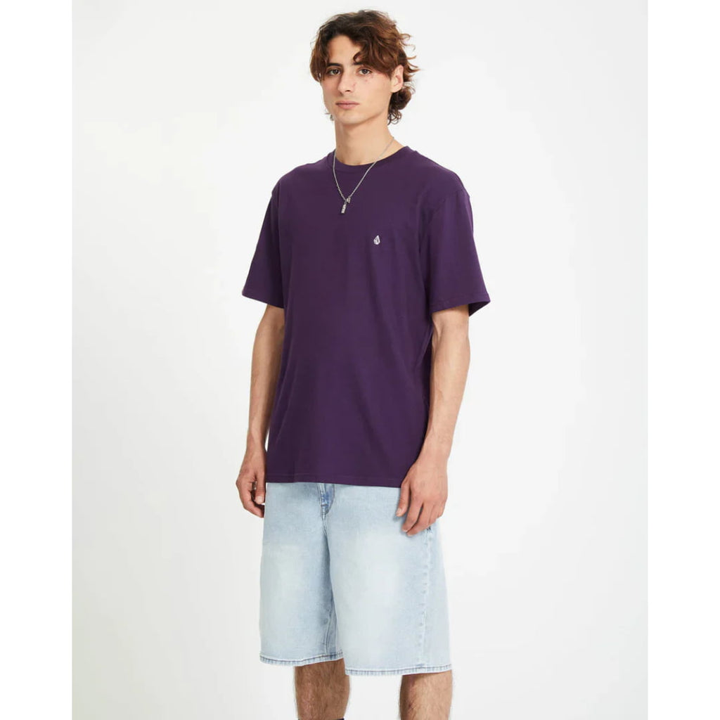 T-shirt Volcom Stone Blanks Grape Royal - Black
