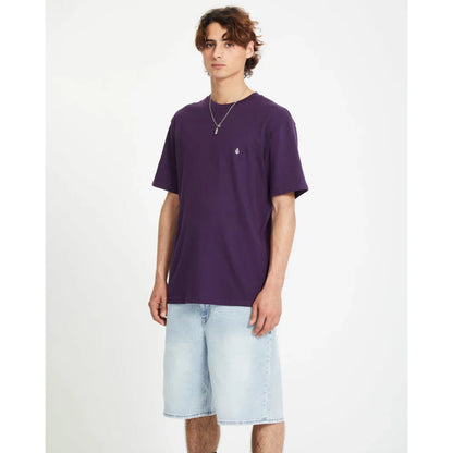 T-shirt Volcom Stone Blanks Grape Royal - Black