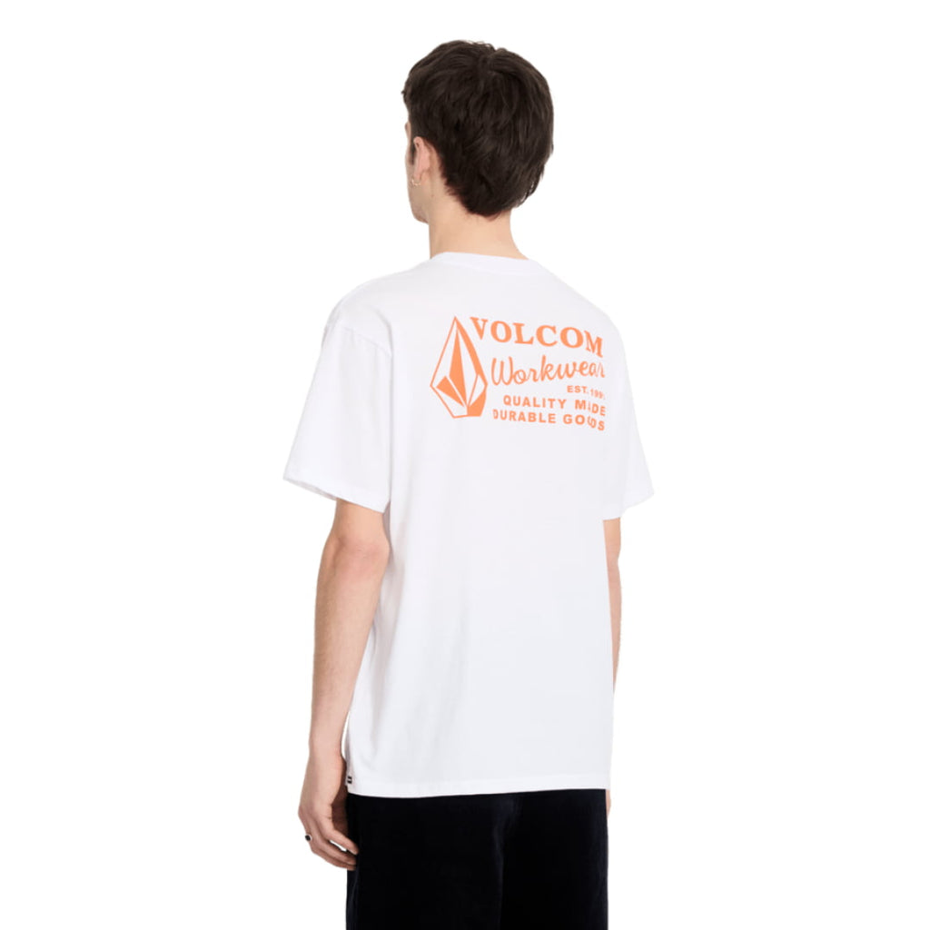 T-shirt Volcom Workwear SST White Combo - Sst