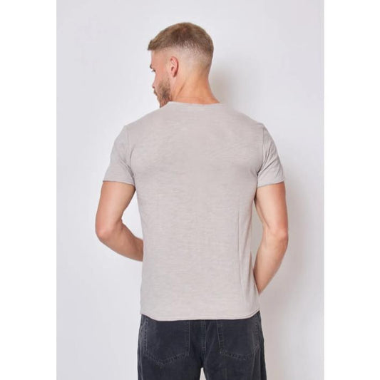T-shirt Y.Two Col Rond F038 Light Grey - Y.two Gris