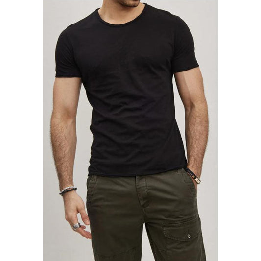 T-shirt Y.Two Col Rond F038 Noir - Y.two - Insidshop.com