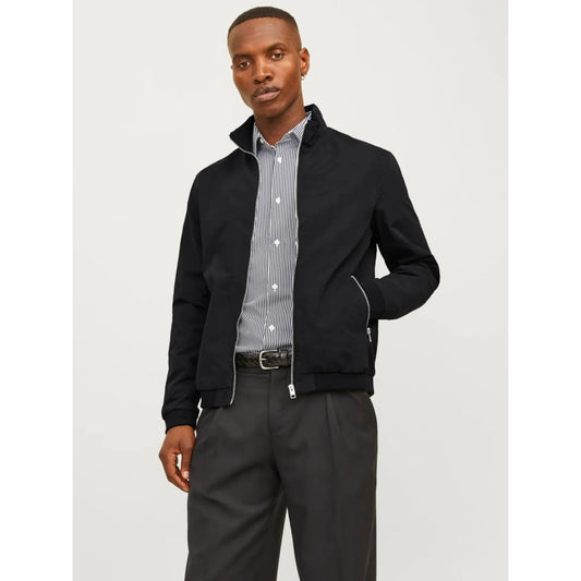 Veste Bomber Jack & Jones JJERUSH Harrington Black - Jjerush