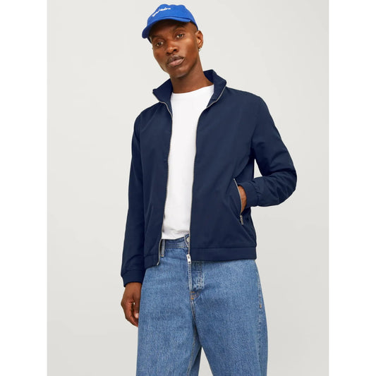 Veste Bomber Jack & Jones JJERUSH Harrington Navy Blazer