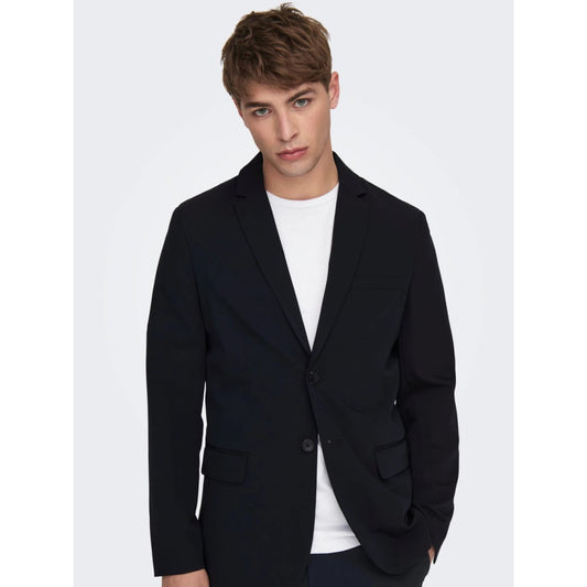 Veste de Blazer Only & Sons Onseve 2 Boutons Dark Navy - De