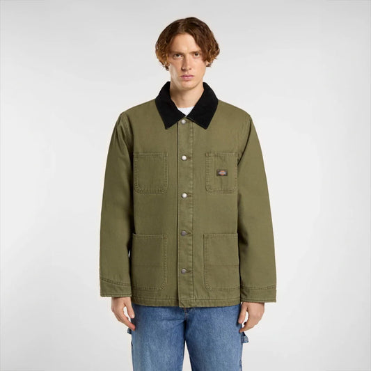 Veste Dickies Chore Lined Canvas Military Green