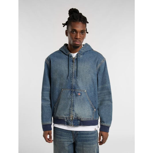 Veste Dickies Hilham Khaki Tinted Blue - Insidshop.com