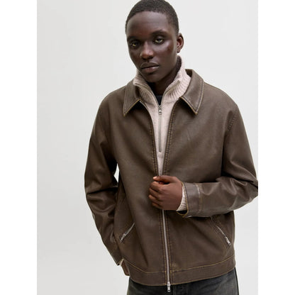 Veste Jack & Jones JJECASABLANCA Chocolate Brown