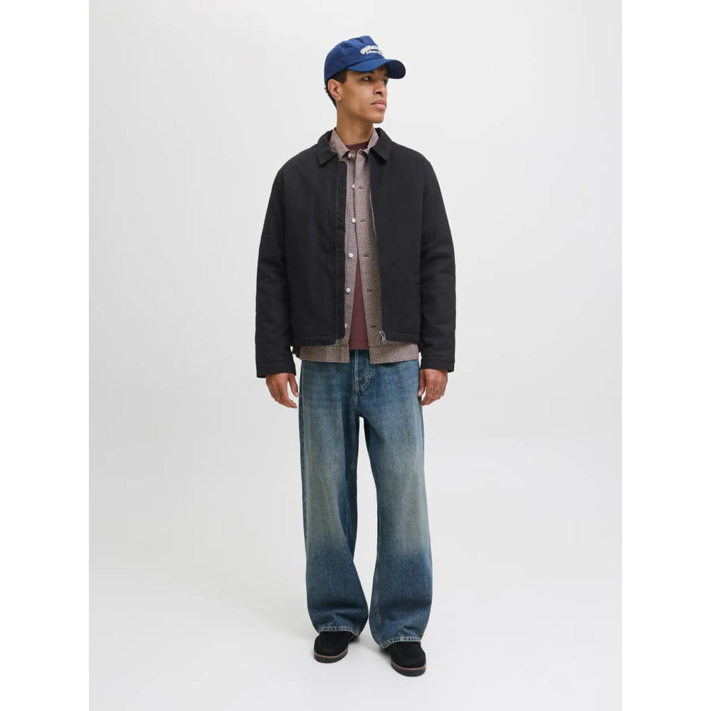 Veste Jack & Jones JJEDVOER Worker Black - Jjedvoer