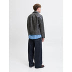 Veste Jack & Jones Jorclean Leather STYD Anthracite - Styd