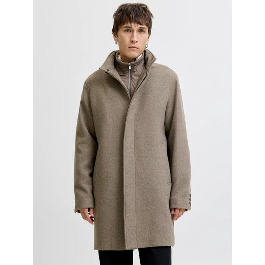 Veste Jack & Jones JPRCCKEITH Wool Blend Stancollar Coat