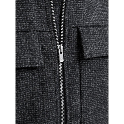 Veste Jack & Jones JPRCCRUSSEL Wool Blend Charcoal Gray
