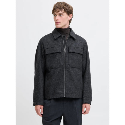 Veste Jack & Jones JPRCCRUSSEL Wool Blend Charcoal Gray