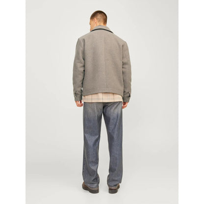 Veste Jack & Jones JPRCCRUSSEL Wool Blend Greige Jprccrussel