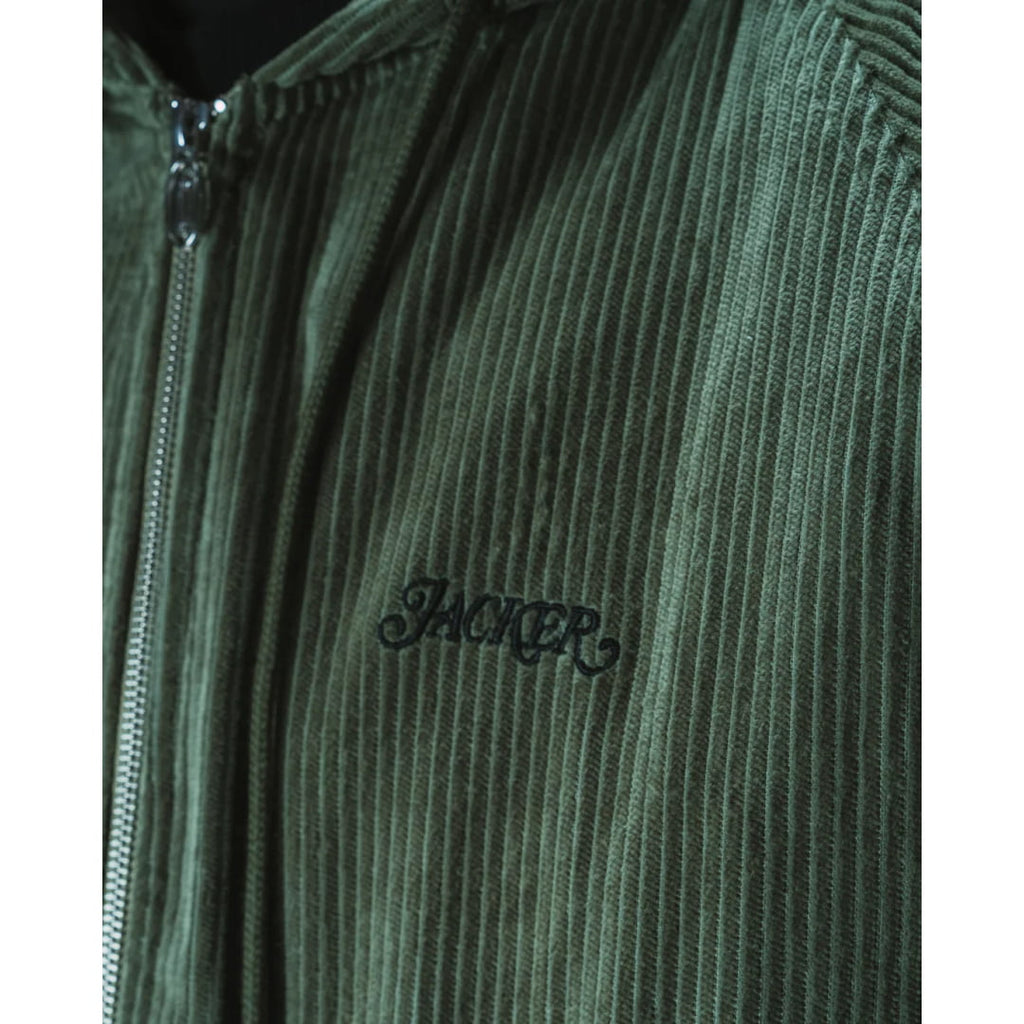 Veste Jacker Hood Corduroy Green - Insidshop.com