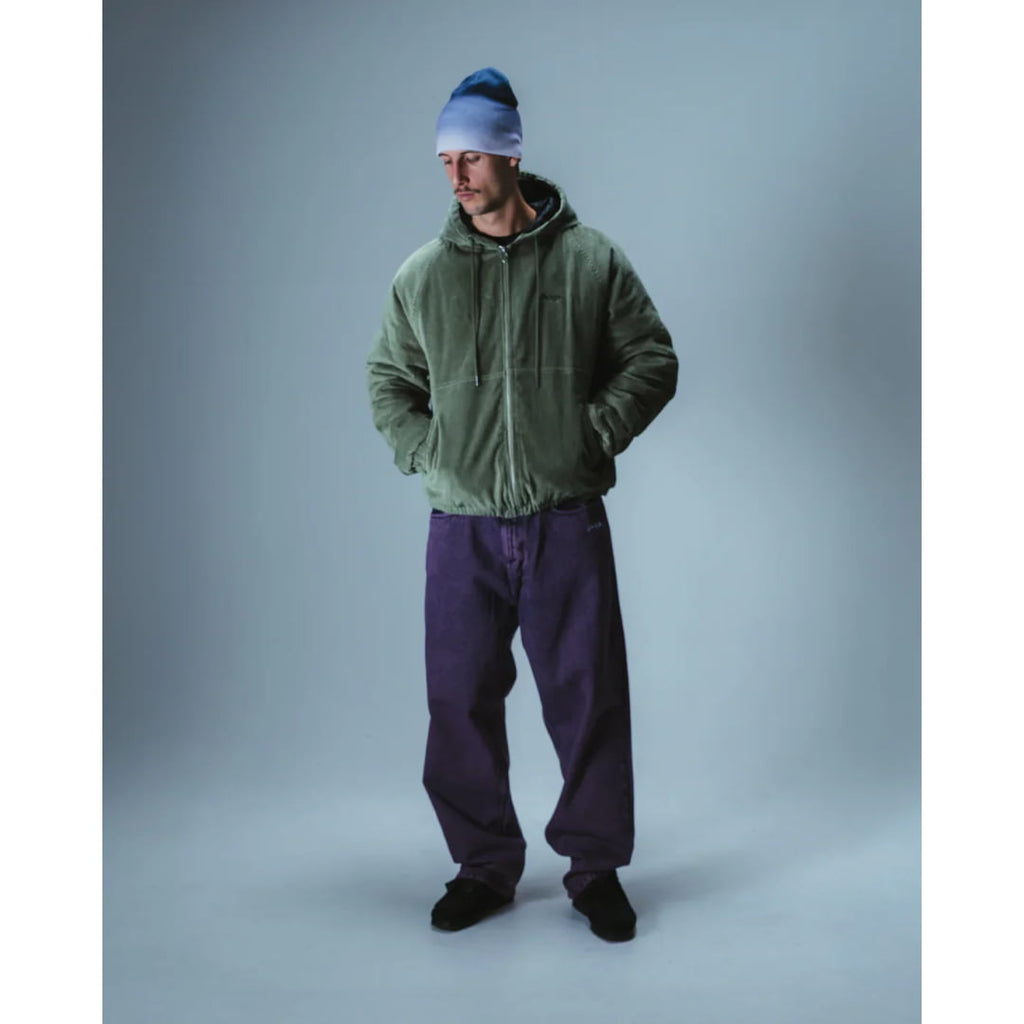 Veste Jacker Hood Corduroy Green - Insidshop.com
