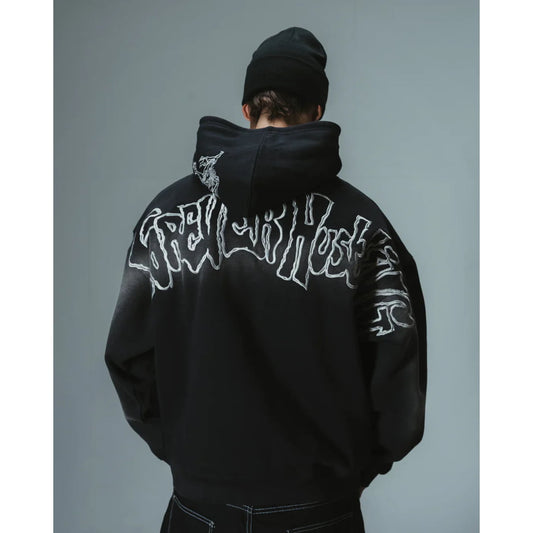 Veste Jacker Karen Hoodie Zip Black - Insidshop.com