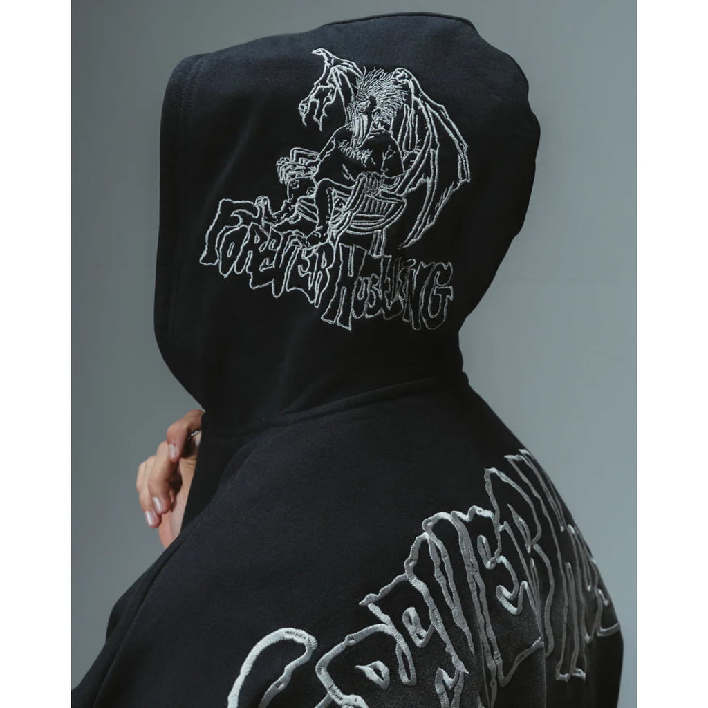 Veste Jacker Karen Hoodie Zip Black - Insidshop.com